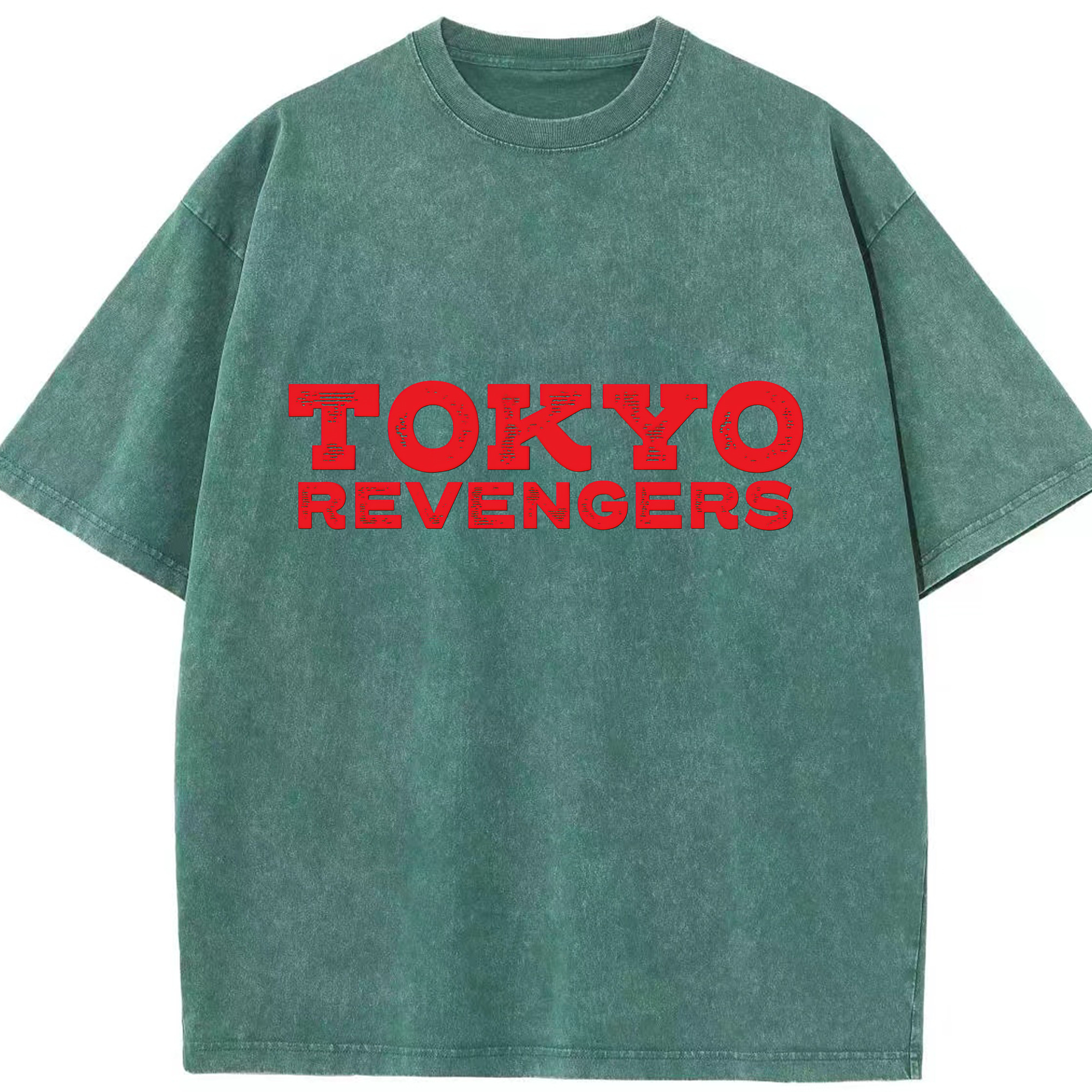 （画像用） 東京リベンジャーズ Tokyo Revengers 綿100% ヴィンテージ風 半袖Tシャツ（フロントプリント）